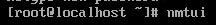 Type nmtui to open the Network Manager