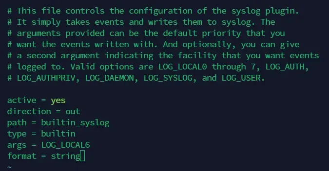 syslog.conf