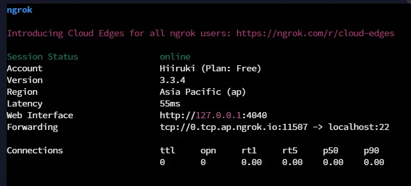 ngrok start