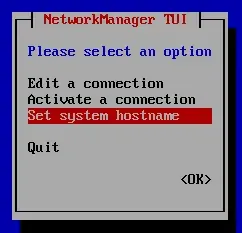 set system hostname