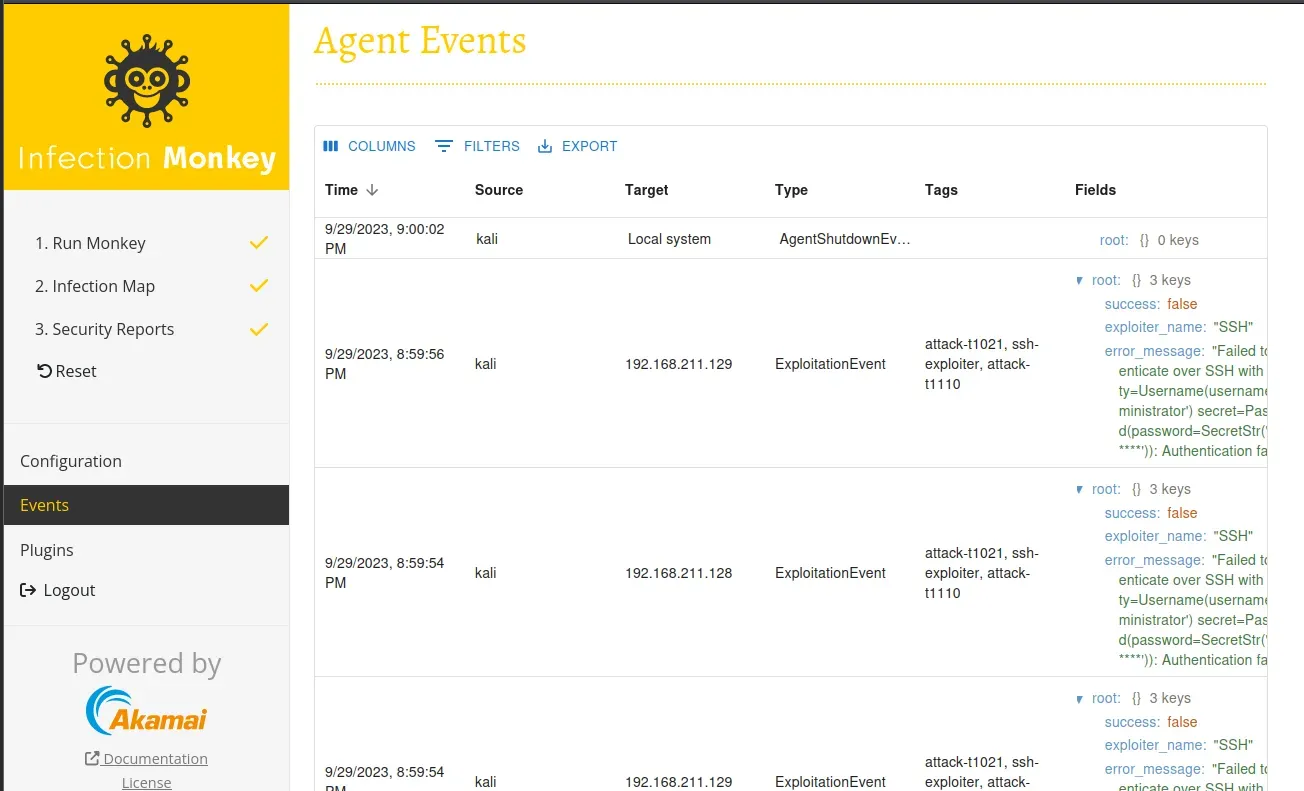 View the Events